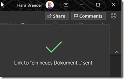 new Save dialog in Office: Confirmation Link