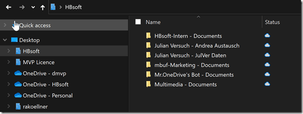verschiedene Synchronisationen