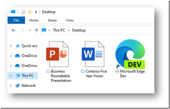 Anzeige im Windows Explorer