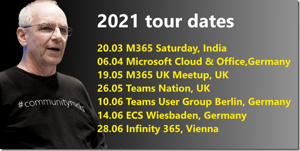 Mr.OneDrive Tour dates 2021