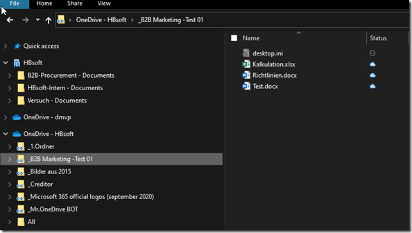 OneDrive: Add to OneDrive: go through all steps