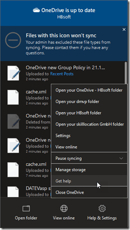 User cannot send feedback directly to Microsoft