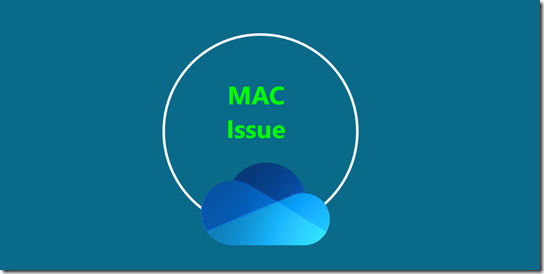 Mac Issue: OD284958