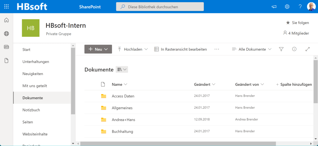 One click to the right browser view of SharePoint's document library