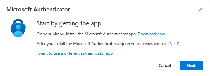 Die angezeigte Meldung kann ignoriert werden, weil der Microsoft Authenticator bereits auf dem neuen iPhone beim Umziehen migriert wurde.