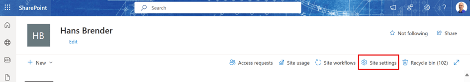 The picture Showqs, that we are now in SharePoint