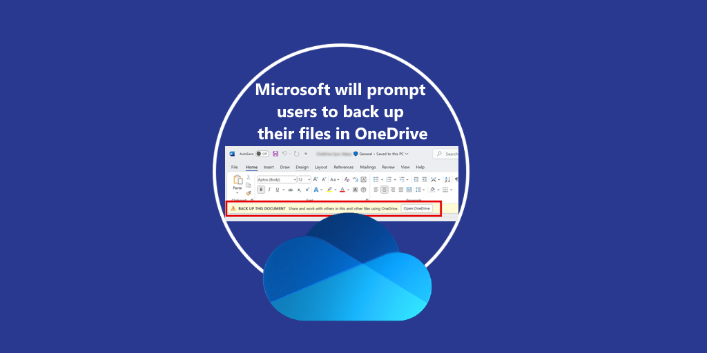 Symbol for the new Prompt to save the file in OnEdrive