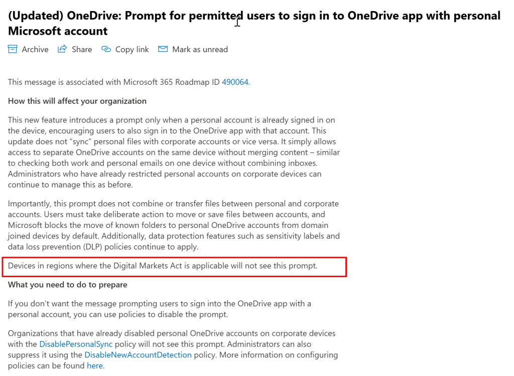 Here the Update of MC1075910