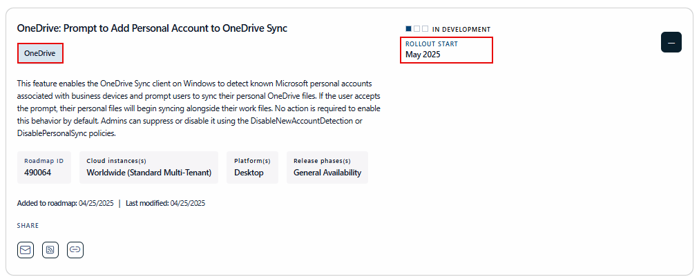 Diues ist eine Funktion, die im Mai 2025 aug´fgerufen wird, wenn die IT Abteilung nicht aktiv widersprochen hat