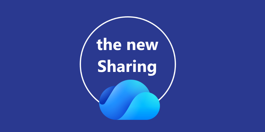 The picture displays the text: “The New Way of Sharing”
